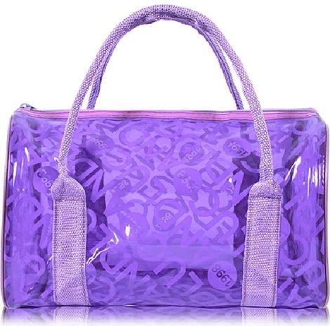 Sac de plage imperméable transparent Summer Jelly (violet),