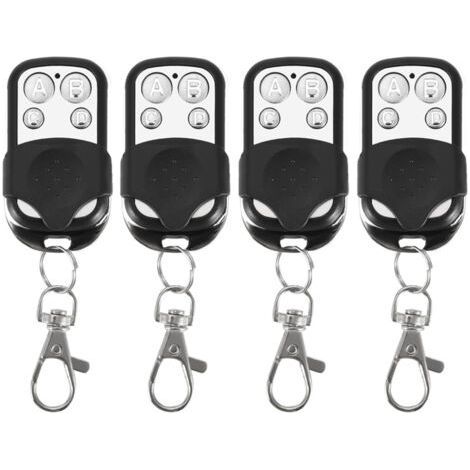 4pcs Universal Cloning Wireless Remote Control Key Fob for Car Garage Door 433.92mhz (1/4)
