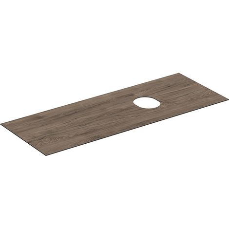Plaque de couverture GE VariForm pour US pour AS-WT avec 2 et 3 tiroirs, L=135cm, Noyer