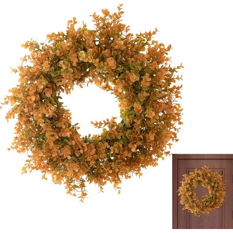 Couronne de porte d'automne - 38 cm Décoration murale (1/5)