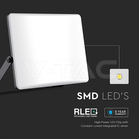 VT-44107CCT 23767 Projecteur LED extérieur CEE: F (A - G) 100 W Couleur d'éclairage (ampoule L (1/5)