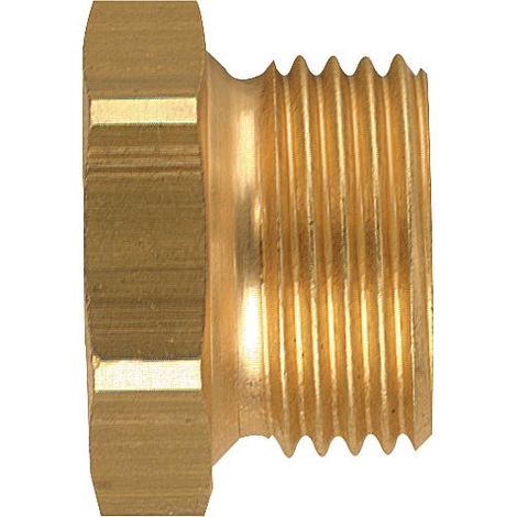 Nipple de reduction court G 1/4"f x G 3/8"m