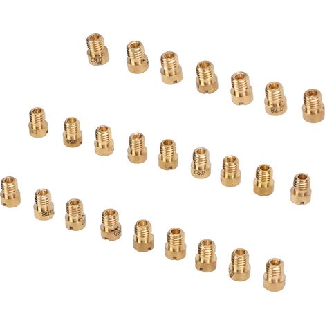 Kit de Jet principal de carburateur de moto, 25 pièces, 55 à 115 M5, accessoires métalliques pour Dellorto PHBG 21 PHBG 19.5 PHBG 19 (1/5)