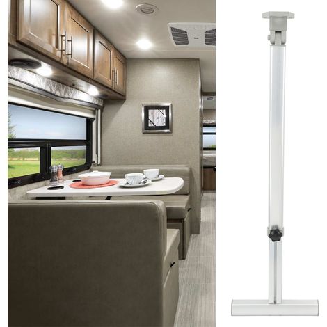Zubehör für VR 590-775 mm Faltbare und verstellbare Teleskop-Stützstange aus Aluminiumlegierung Stabiles T-förmiges Tischbein für VR-Schreibtisch (GR-ZT501) (1/5)