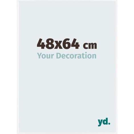 yd. - Cadre photo 48x64 - Blanc Brillant - Plastique - Evry