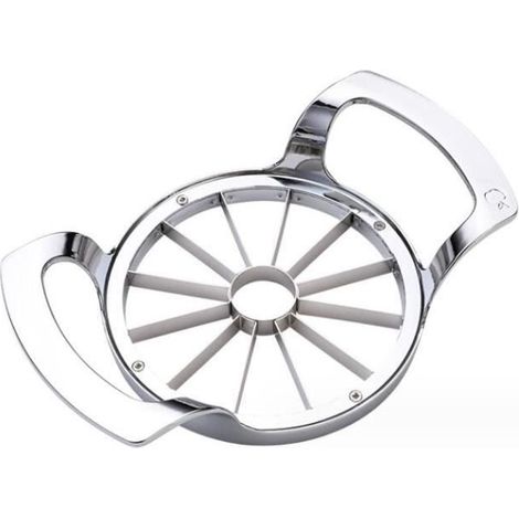 Affetta mele, levatorsoli per mele in acciaio inox, levatorsoli per frutta per 12 fette uniformi, affettatrice da cucina, affettatrice per insalata per le festività (1/4)