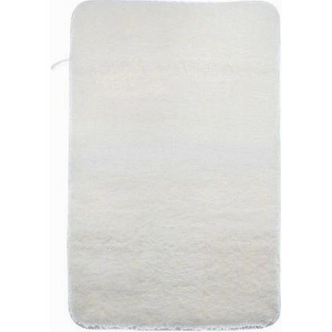 Cleafe - Tappeto Tappetino In Tessuto Morbido Per Arredo Bagno 45 X 70 Cm Bianco 79921 - (1/2)