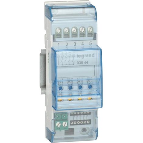 Legrand F411/4 Bticino Modularer Multianwendungs-Rollladen- und Motorcontroller