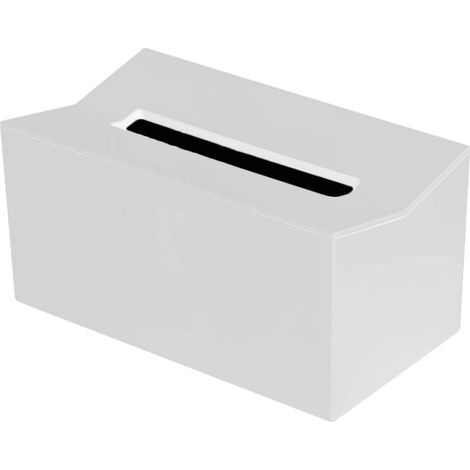 Dérouleur papier toilette - plastique - blanc - sans perçage (1/5)