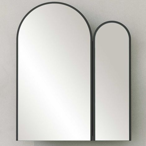 Classe Cabinet Meuble de salle de bain 100 % MDF Noir (1/5)