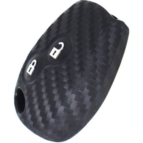 Coque de clé télécommande à 2 bouton en silicone pour Renault Clio Twingo Trafic Kangoo Modus Master Dacia Duster Logan Sandero (1/4)