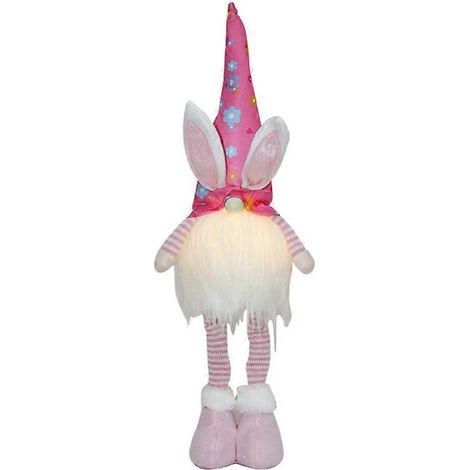 Schwedische Handwerkskunst: Tomte Plüschhase, dekorative Puppe für Zuhause, Partys, Weihnachtsdekoration.