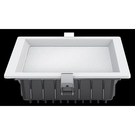 Downlight Led Serie Intego 32w 1880lm 22x22x68 Blanco 4000k