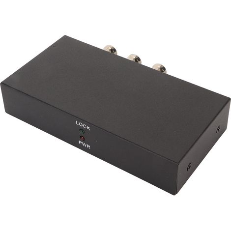 Répartiteur SDI professionnel compatible 1080p, 3G HD et SD, 1 entrée, 2 sorties, pour stations de télévision, lieux de travail et vidéosurveillance. Alimentation 100-240 V (prise européenne). (1/5)