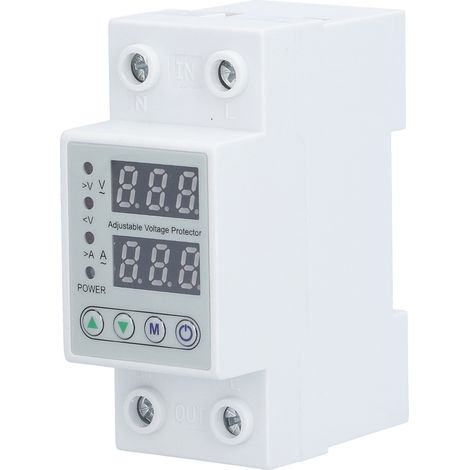 Relais protecteur de surtension/sous-tension 40 A, affichage LED intelligent AC220V, pour une utilisation domestique. (1/5)