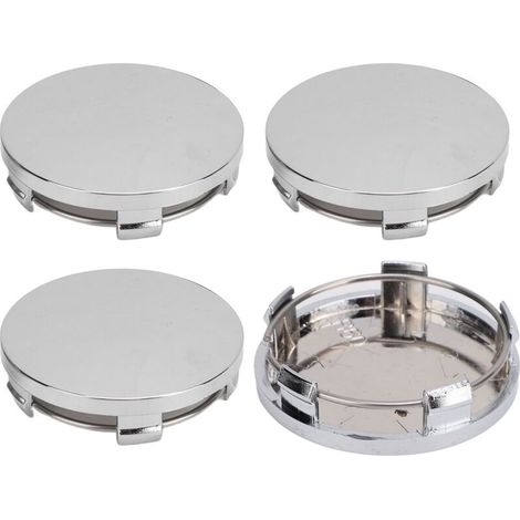 coprimozzi per ruote auto da 60 mm con anello in ferro, eleganti copricerchi, universali per veicoli, colori galvanizzati -Crezuo