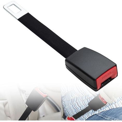 Rallonge Ceinture Sécurité Voiture,Extension de Ceinture de Sécurité Accessoires de Voiture, Adaptés à la Plupart des Voitures 25cm
