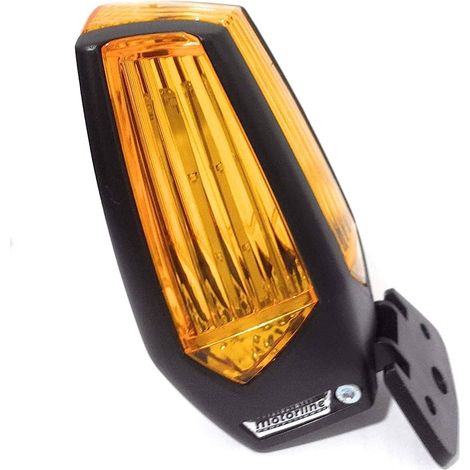 Lampe de signalisation LED orange Motorline MP205 12-230V avec support (001PLM10918012)