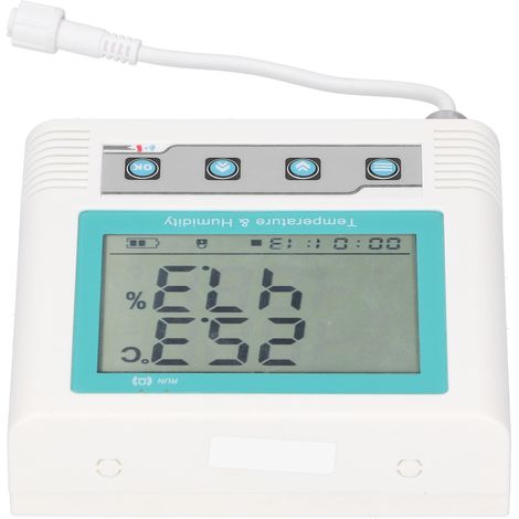 Capteur de température et d'humidité enregistreur USB externe précision écran LCD DC 5V 208W lot données groupées