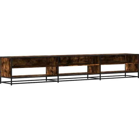 Mobile TV Armadietto TV Mobile Porta TV Rovere Fumo 270x40x46 cm in Truciolato (1/5)