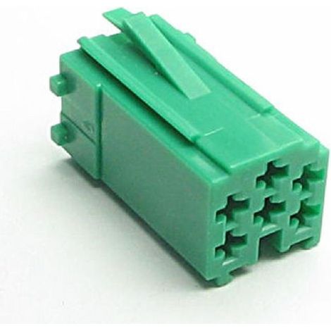 CONNECTEUR MINI ISO VERT