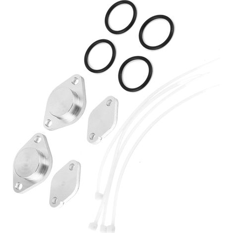 Kit de suppression EGR X8R0021 compatible Land Rover Discovery 3/Sport TDV6 - Plaque d'obturation, jeu de 8 pièces pour moteur diesel, acier inoxydable, noir. (1/5)