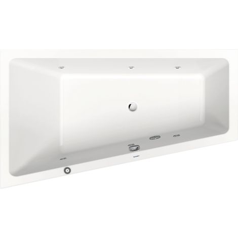 Duravit No.1 baignoire balnéo encastrée, trapèze, 1700x1000mm, (1/3)