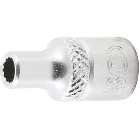 BGS Steckschlüssel-Einsatz Zwölfkant Antrieb Innenvierkant 6,3 mm (1/4") SW 5/32" - 10870