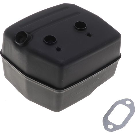Pot d'échappement adaptable avec joint compatible avec Husqvarna 61, 268 et 272 (1/3)