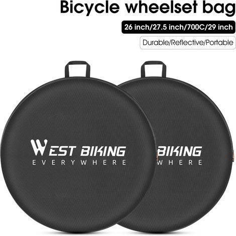 GARRYFIZH Sac de transport pour roue de vélo 26-29in, ouverture large, pratique et résistant (1/5)