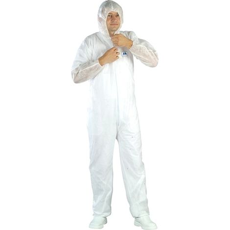 Combinaison à usage court blanche SPP COVERALL - L - COVERGUARD