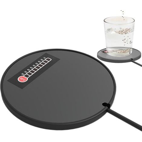 Coffee Cup Warmer USB Coaster with Constant Temperature: USB cup warmer for coffee, electric coffee warmer, warming tray for coffee cups and drinks (1/5)