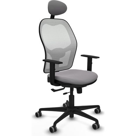Sedia da ufficio piqueras y crespo Jorquera bianco pelle sintetica (1/2)