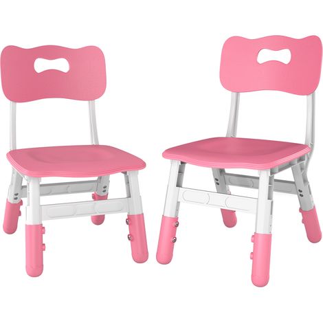 AIYAPLAY Kids Desk Chair Height Adjustable Lightweight Pink (1/5)