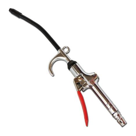 Zoternen Souffle ménagers à pistolet à air élevé pour compresseur, accessoires de compresseur pneumatique pour outils de nettoyage de poussière détaillant la machine-outil, argent