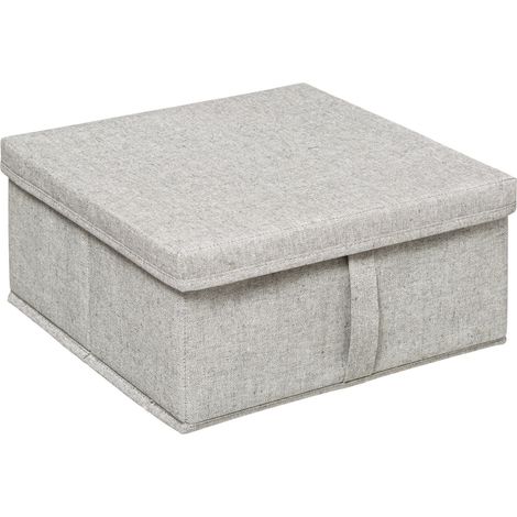 Boîte de rangement 31x15cm orga gris clair - 5five (1/5)