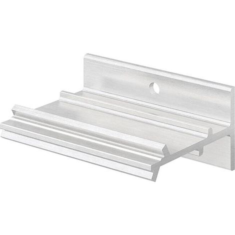 Slid'Up By Mantion – Lot de 3 équerres de fixation bandeau bois pour systèmes coulissants SLID'UP 160/170/190 – Épaisseur de porte jusqu'à 45 mm (1/5)