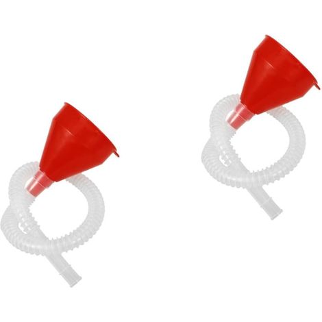 Entonnoir flexible en 2 parties avec tuyau, compatible avec l'huile et le carburant. Cet entonnoir, compatible avec les voitures, est un outil de remplissage pratique avec filtre intégré. (1/4)