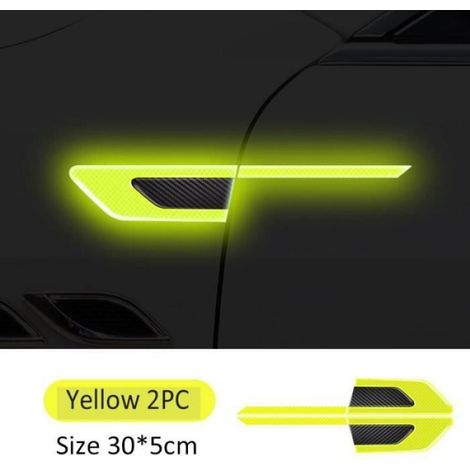 Accessoires auto intérieurs - Bande de sécurité réfléchissante - 2 pièces - Type rouge - Pare-chocs ENEVAOCT (1/4)
