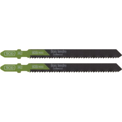 Sägeblatt für Stichsäge Holz, Haken in T, 100 mm, 2 mm