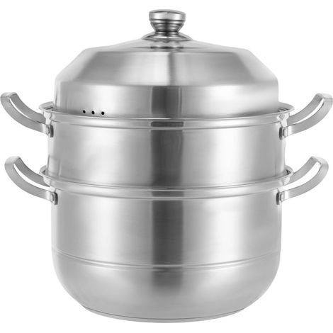 Casserole à induction, cuiseur vapeur, marmite à soupe multicouche en acier inoxydable, casserole à induction, marmite à soupe, marmite à légumes, casserole universelle, casserole à pâtes, marmite à (1/5)