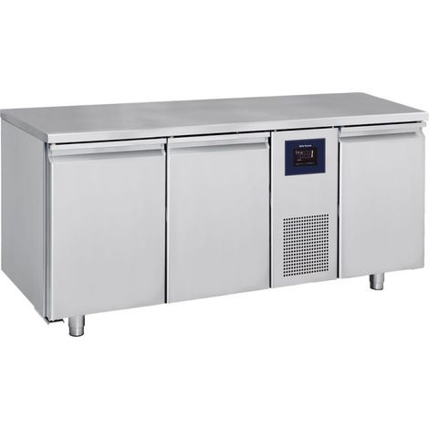Table réfrigérée avec 3 portes GN 1/1, -2°/+8°C - WiFi 1785x700x850 mm - VIRTUS