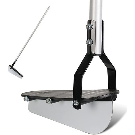 Fishtec – Coupe-bordure acier inox 28 cm – Manche pivotable 102 cm – Lame résistante aux intempéries – Pour délimitation précise des bordures (1/5)