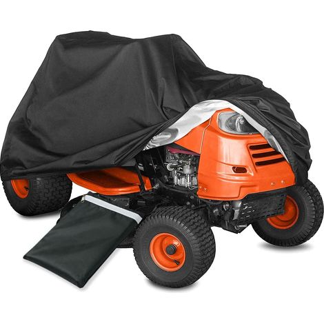 Housse pour tondeuse autoportée de à Gazon Protection anti UV 210D tracteur jardin saisons 183 x 137 x 117 cm 117 cm 183 x 137 x (1/4)