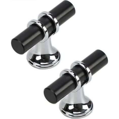 Modern zinc alloy furniture handles – Set of 10, single fixing, sleek design for drawers and cabinets (1/5)