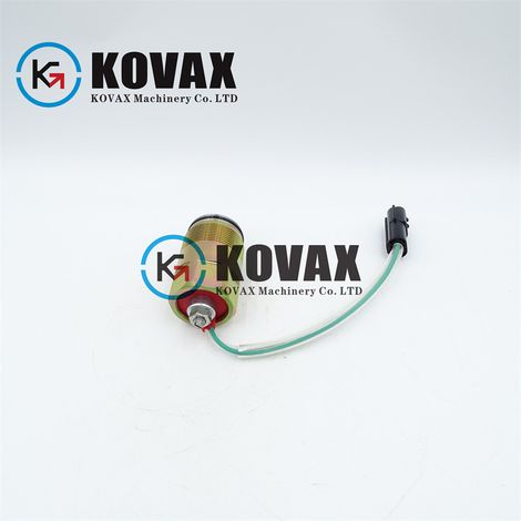 L'électrovanne de pompe hydraulique à insert noir 609-74211220 convient aux modèles SK220-3, SK220-4 et SK220LC-3. (1/4)
