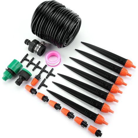 Kit d'irrigation goutte à goutte 10M pour jardin, arrosage automatique des plantes, kit DIY (1/5)