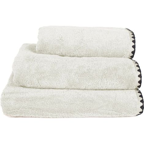 HAOMY - Drap de bain ISSEY Craie 90 x 140 cm