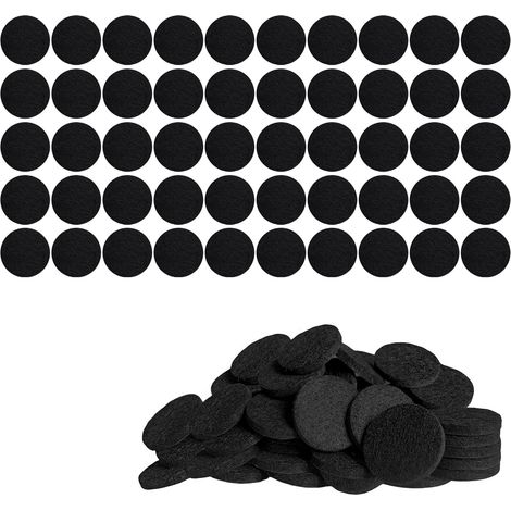 APEX 50 Pcs Tampon De Chaise,Protège Pied De Chaise,Patin,Patins en Feutre,Tampon Chaise,Patin Meuble,Tampon Meuble,Patin Feutre(15mm) (1/5)