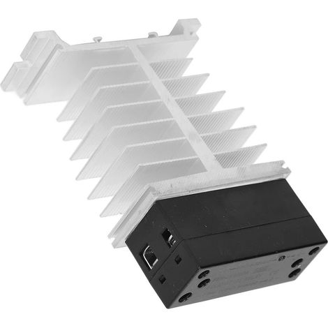 Relais statique BERM SSR 120A, entrée 3-32VDC, sortie 24-480VAC, équipement électrique industriel, commutation fiable pour charges lourdes. (1/5)
